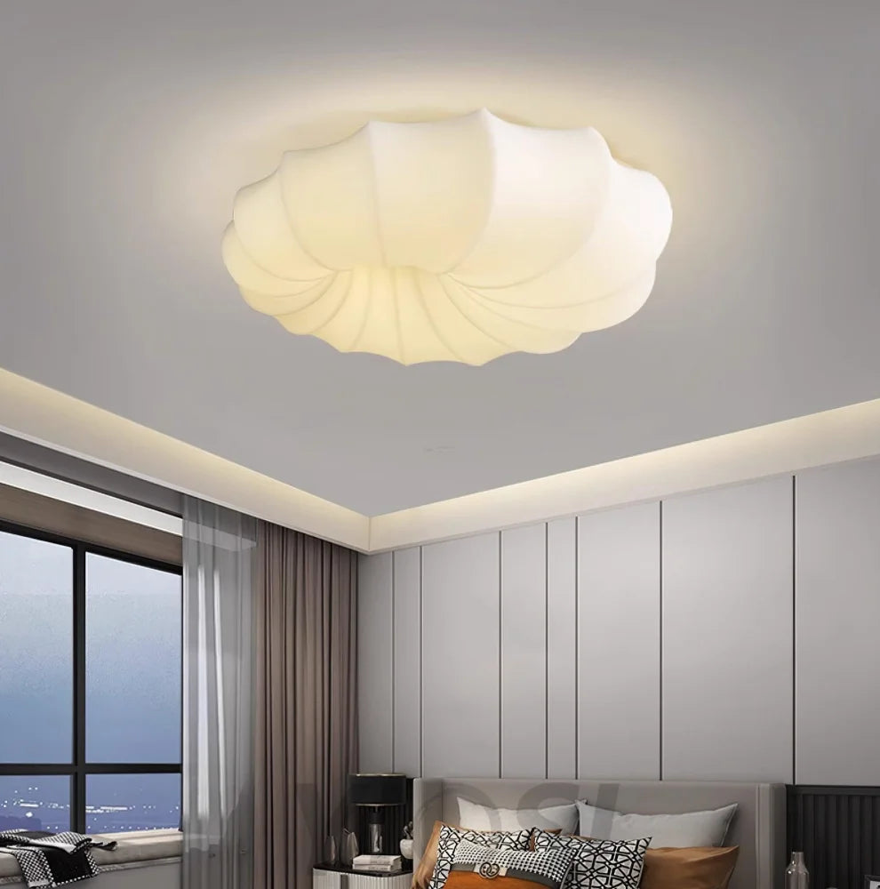 Malibu Ceiling Lamp  ∅ 19.6″ - Bubble, Flush Mounts, White-1-Yiosilamp