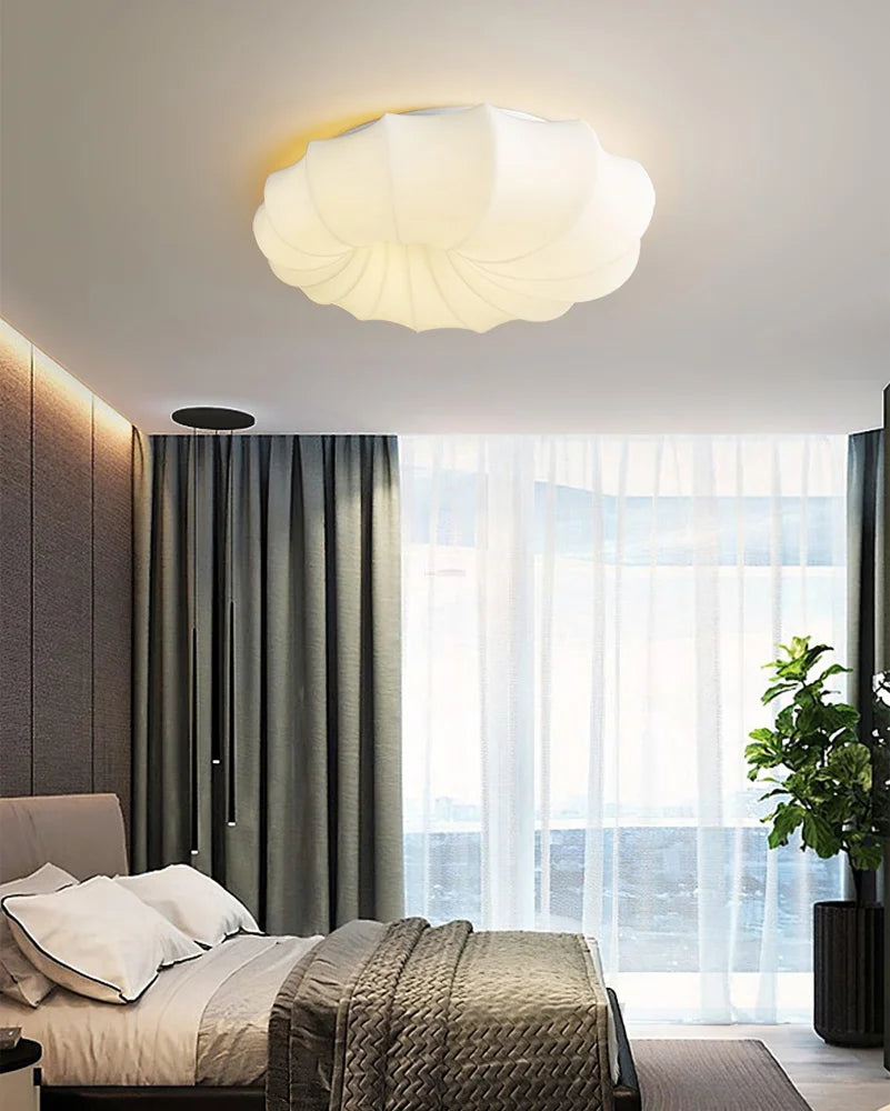 Malibu Ceiling Lamp  ∅ 19.6″ - Bubble, Flush Mounts, White-1-Yiosilamp