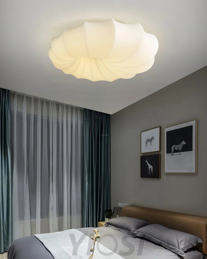 Malibu Ceiling Lamp  ∅ 19.6″ - Bubble, Flush Mounts, White-1-Yiosilamp