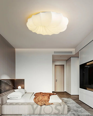 Malibu Ceiling Lamp  ∅ 19.6″ - Bubble, Flush Mounts, White-1-Yiosilamp