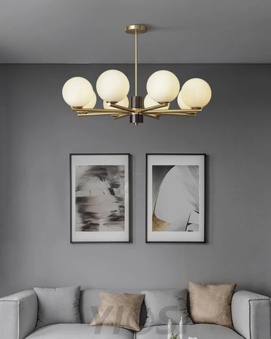 Marais Chandelier with 6/8/15 heads - Bend-1-Yiosilamp