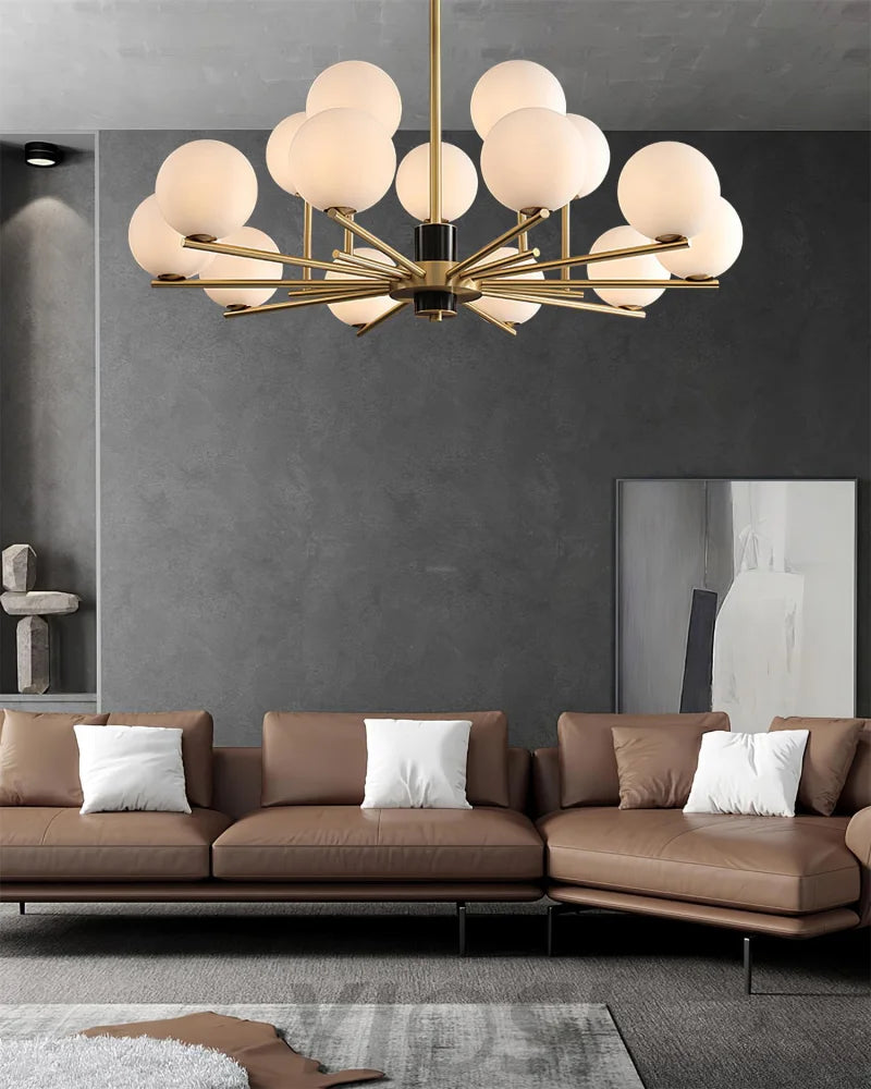 Marais Chandelier with 6/8/15 heads - Bend-1-Yiosilamp
