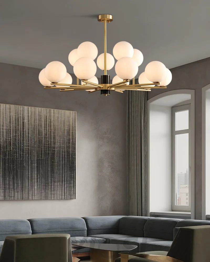 Marais Chandelier with 6/8/15 heads - Bend-1-Yiosilamp