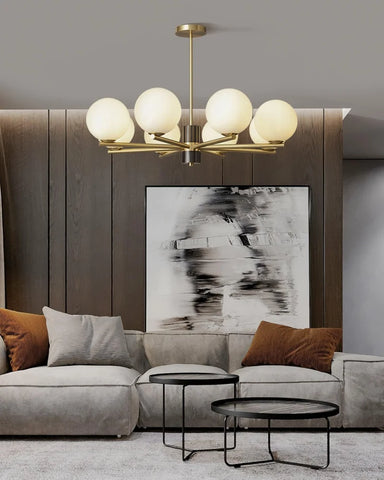 Marais Chandelier with 6/8/15 heads - Bend-1-Yiosilamp