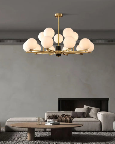 Marais Chandelier with 6/8/15 heads - Bend-1-Yiosilamp