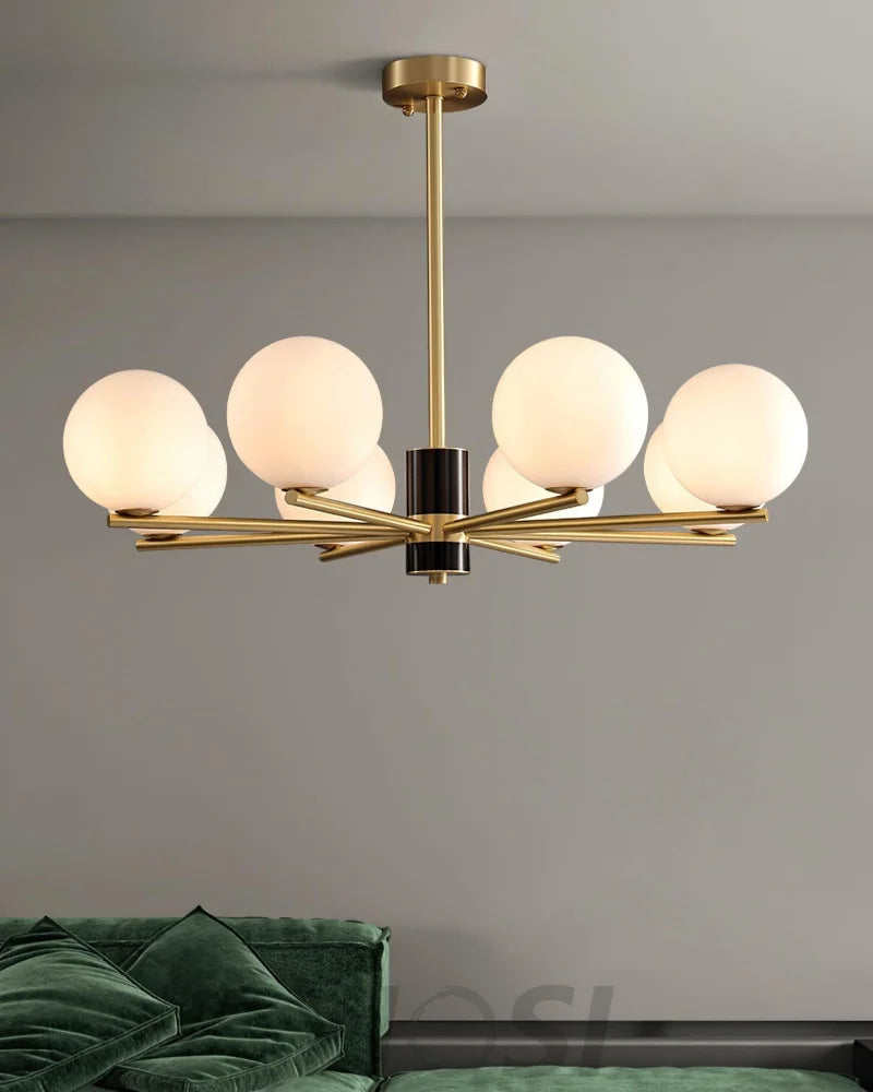 Marais Chandelier with 6/8/15 heads - Bend-1-Yiosilamp