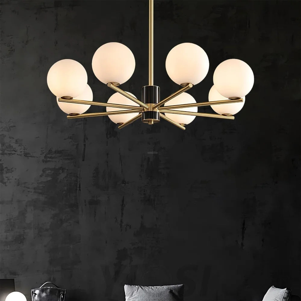 Marais Chandelier with 6/8/15 heads - Bend-1-Yiosilamp