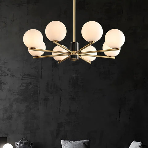 Marais Chandelier with 6/8/15 heads - Bend-1-Yiosilamp