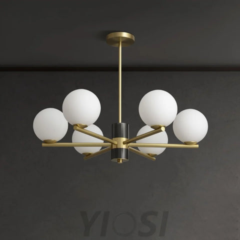 Marais Chandelier with 6/8/15 heads - Bend-1-Yiosilamp