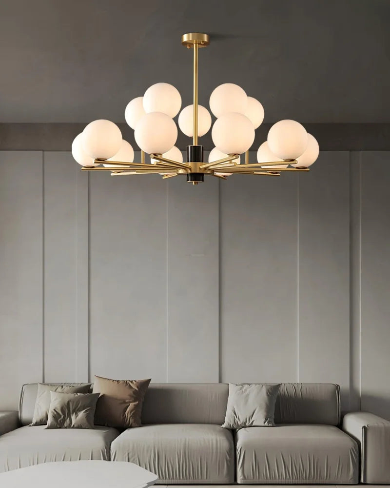 Marais Chandelier with 6/8/15 heads - Bend-1-Yiosilamp