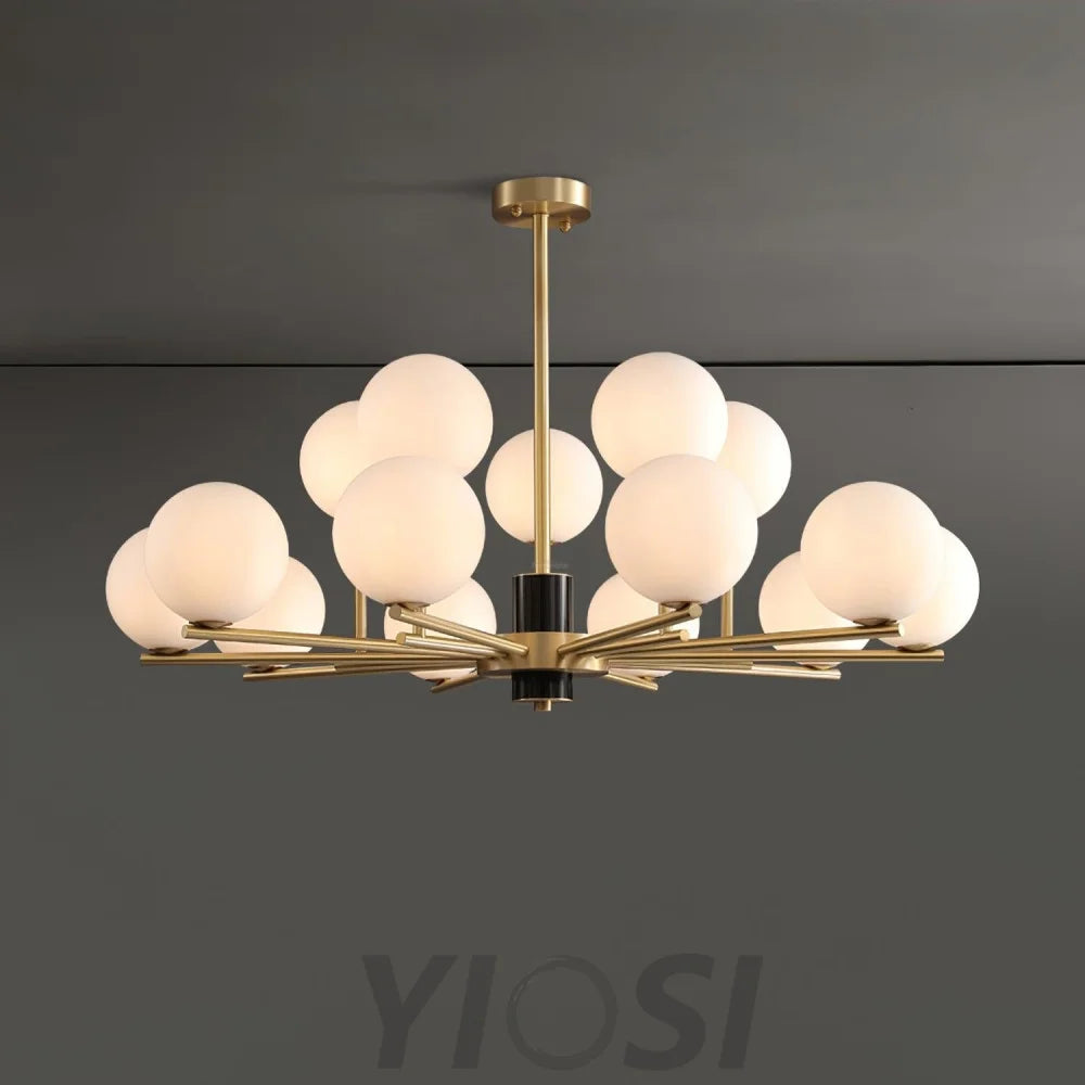 Marais Chandelier with 6/8/15 heads - Bend-1-Yiosilamp