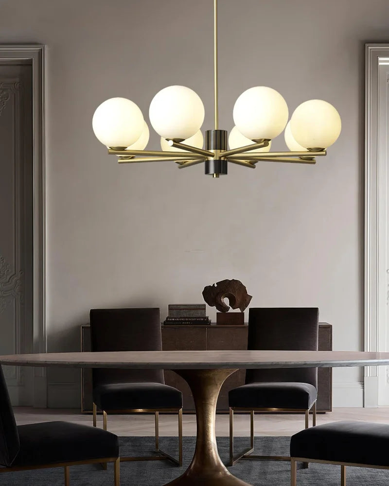 Marais Chandelier with 6/8/15 heads - Bend-1-Yiosilamp