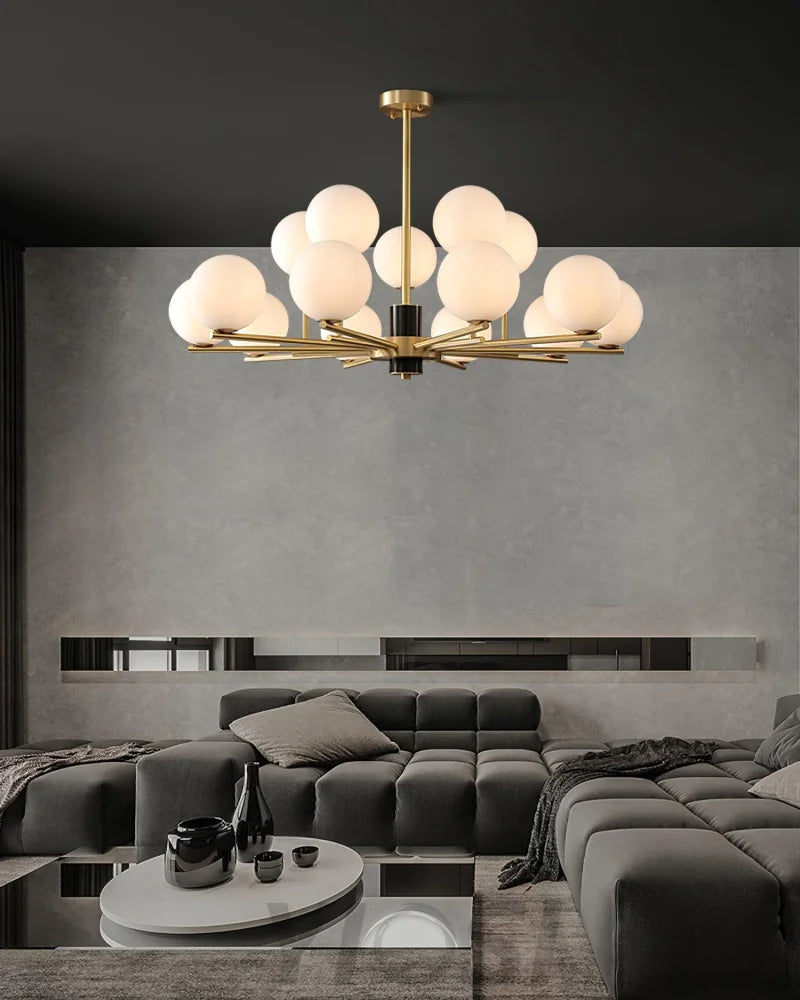 Marais Chandelier with 6/8/15 heads - Bend-1-Yiosilamp