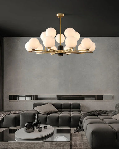 Marais Chandelier with 6/8/15 heads - Bend-1-Yiosilamp