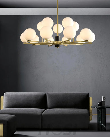 Marais Chandelier with 6/8/15 heads - Bend-1-Yiosilamp