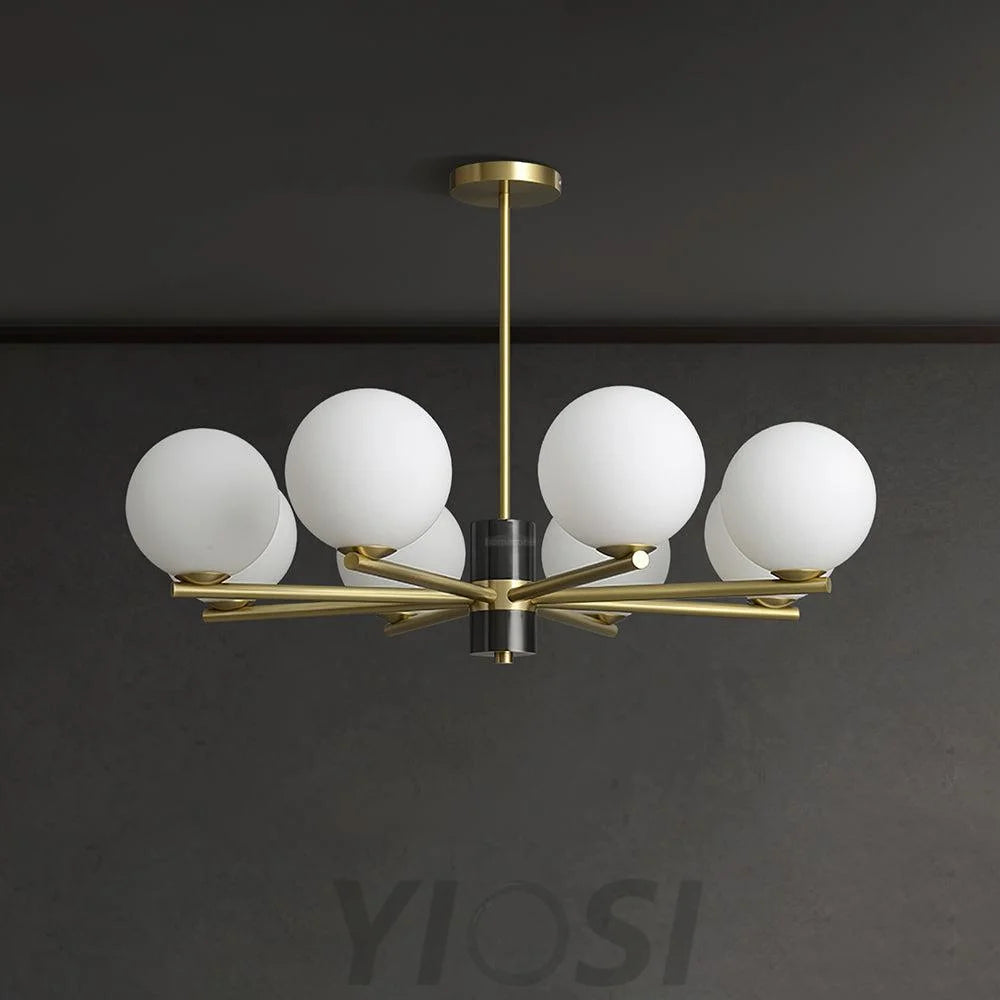 Marais Chandelier with 6/8/15 heads - Bend-1-Yiosilamp