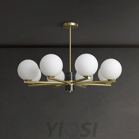 Marais Chandelier with 6/8/15 heads - Bend-1-Yiosilamp