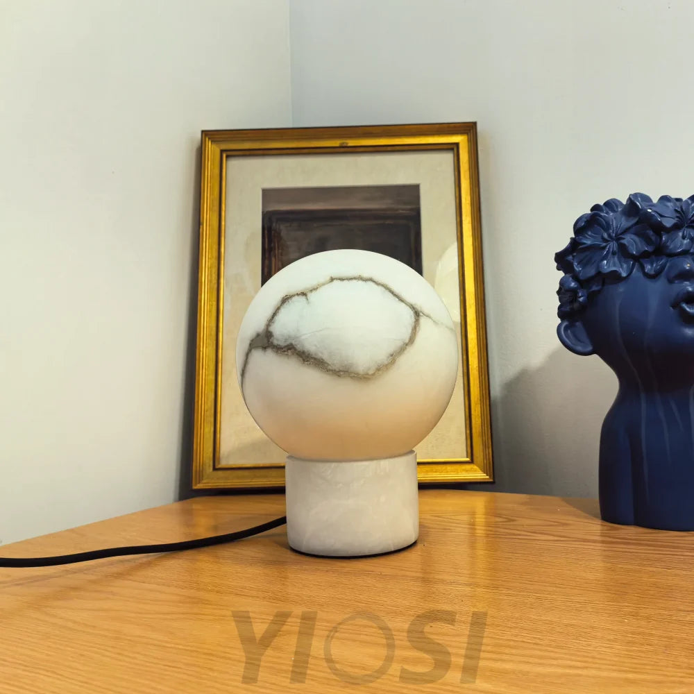 Marble Ball Table Lamp