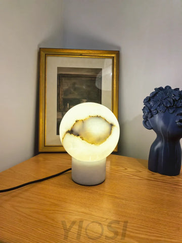 Marble Ball Table Lamp