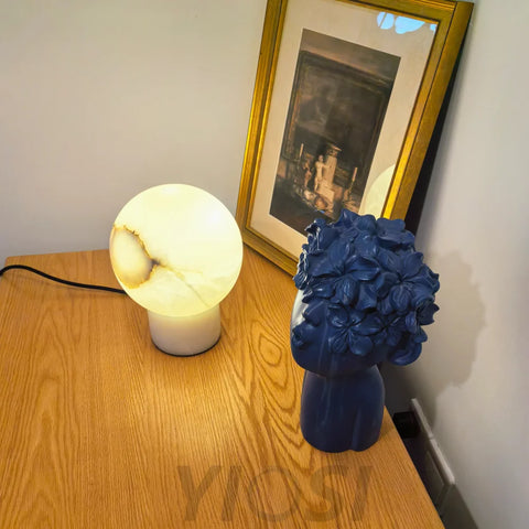 Marble Ball Table Lamp