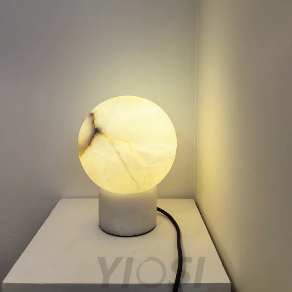 Marble Ball Table Lamp