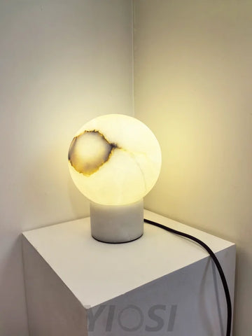 Marble Ball Table Lamp