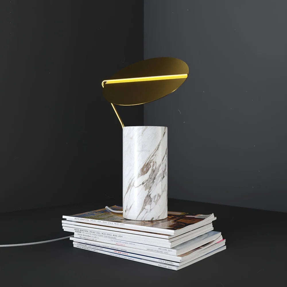 Marble Coffee Table Lamp - Alabaster-1-Yiosilamp