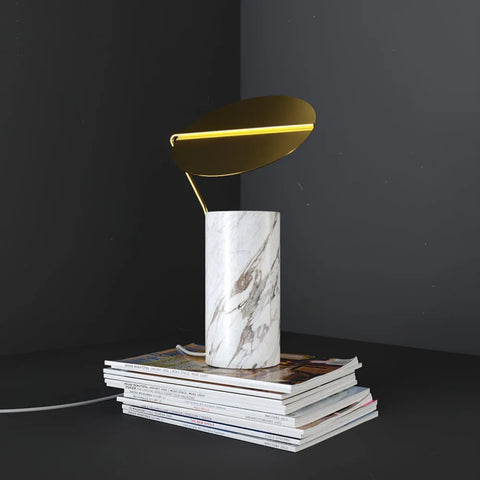 Marble Coffee Table Lamp - Alabaster-1-Yiosilamp