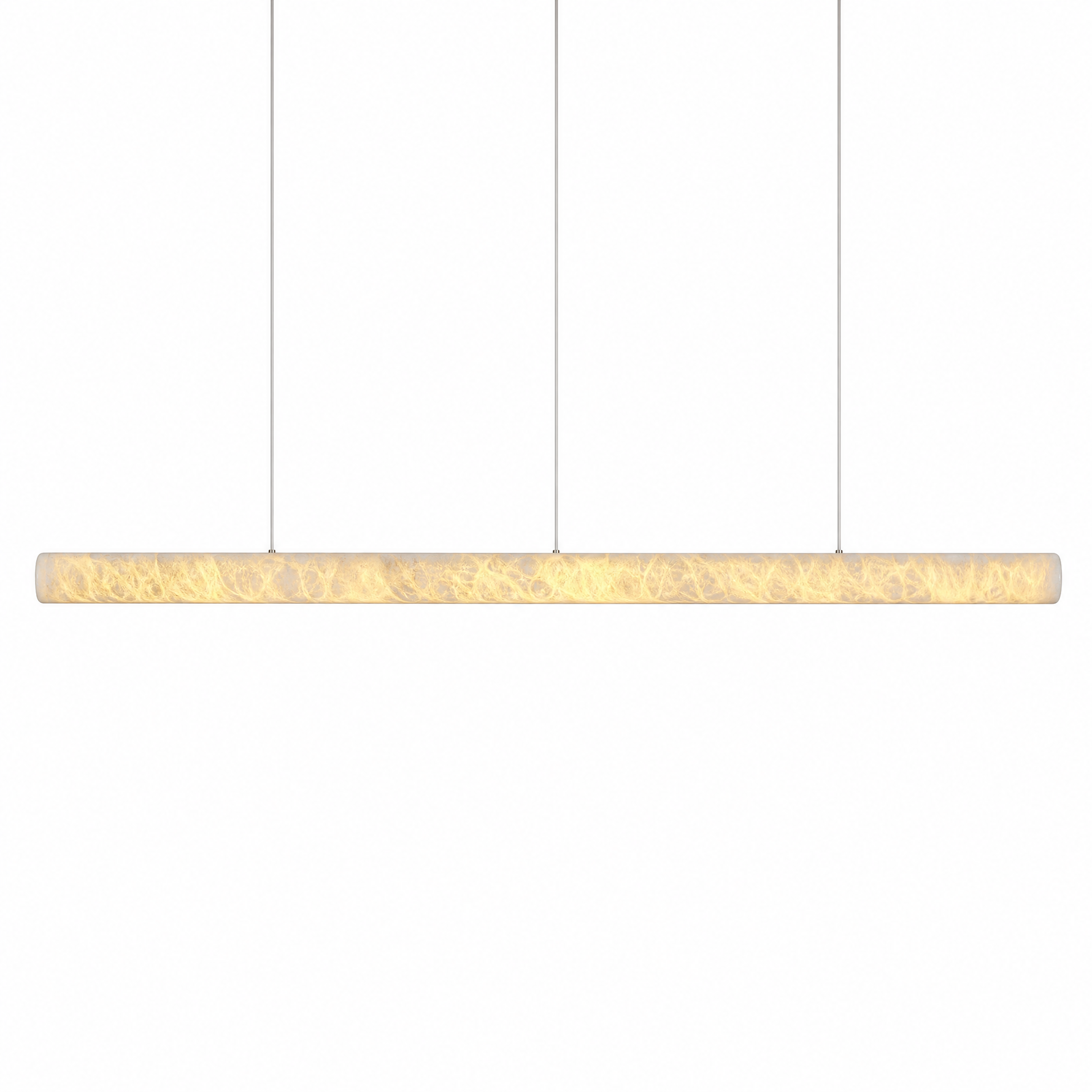 Marble Cylinder Linear Dining Pendant L1100 - Copper