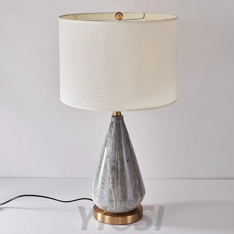 Marble Diamond Table Lamp - Alabaster-1-Yiosilamp