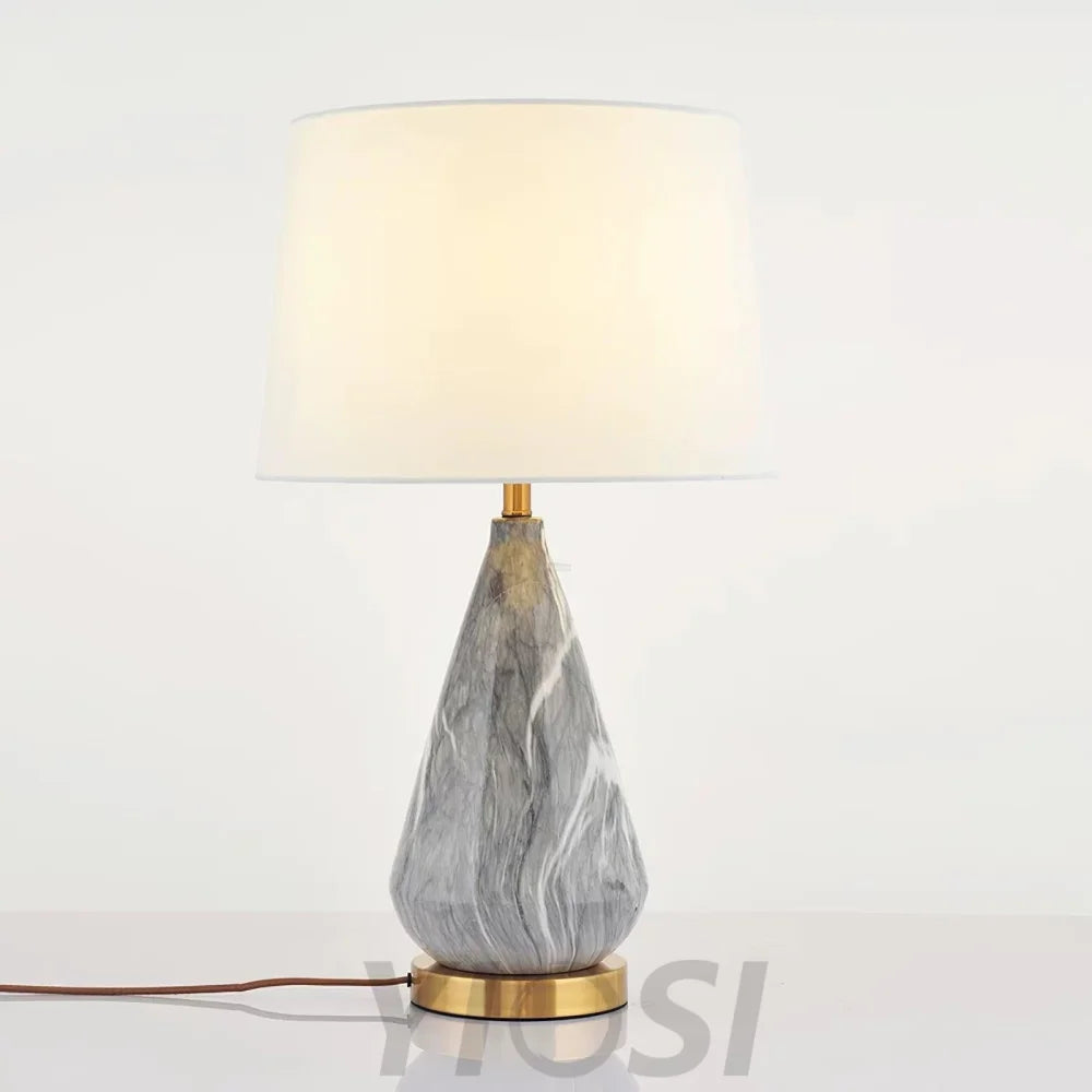 Marble Diamond Table Lamp - Alabaster-1-Yiosilamp