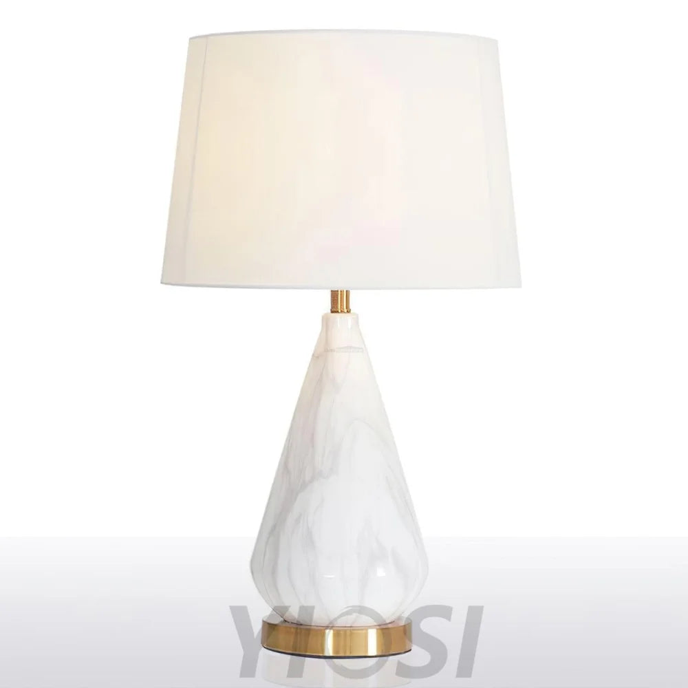 Marble Diamond Table Lamp - Alabaster-1-Yiosilamp