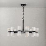 Alabaster Goblet Duo Linear Dining Pendant L1370 - Black – lights off