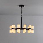 Alabaster Goblet Duo Round Pendant D600 - Black – lights on