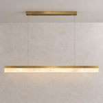 Alabaster Linear Dining Pendant 1500 - Copper – lights on