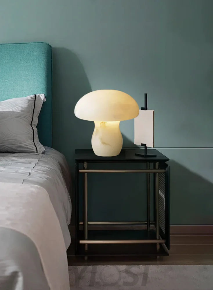 Marble Mushroom Table Lamp