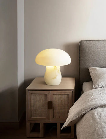 Marble Mushroom Table Lamp