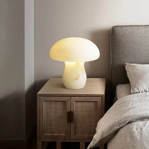 Marble Mushroom Table Lamp