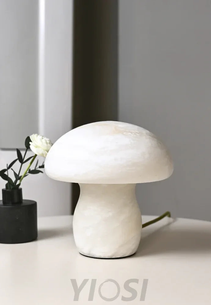 Marble Mushroom Table Lamp