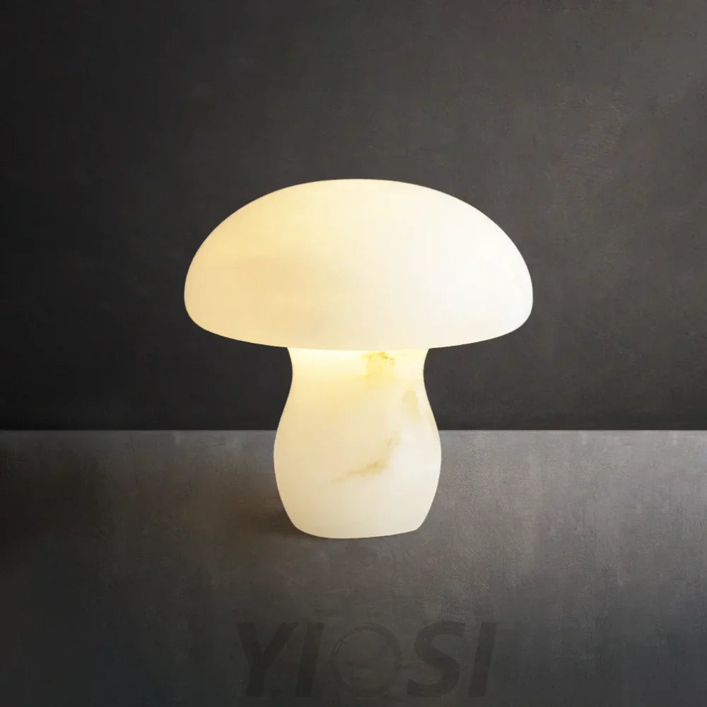 Marble Mushroom Table Lamp