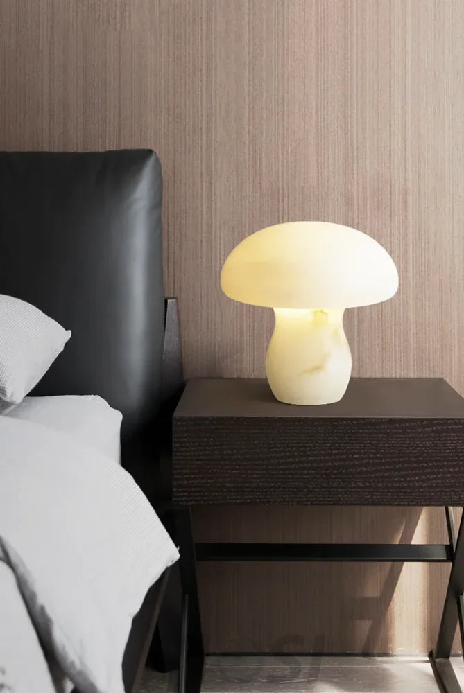 Marble Mushroom Table Lamp