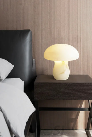 Marble Mushroom Table Lamp