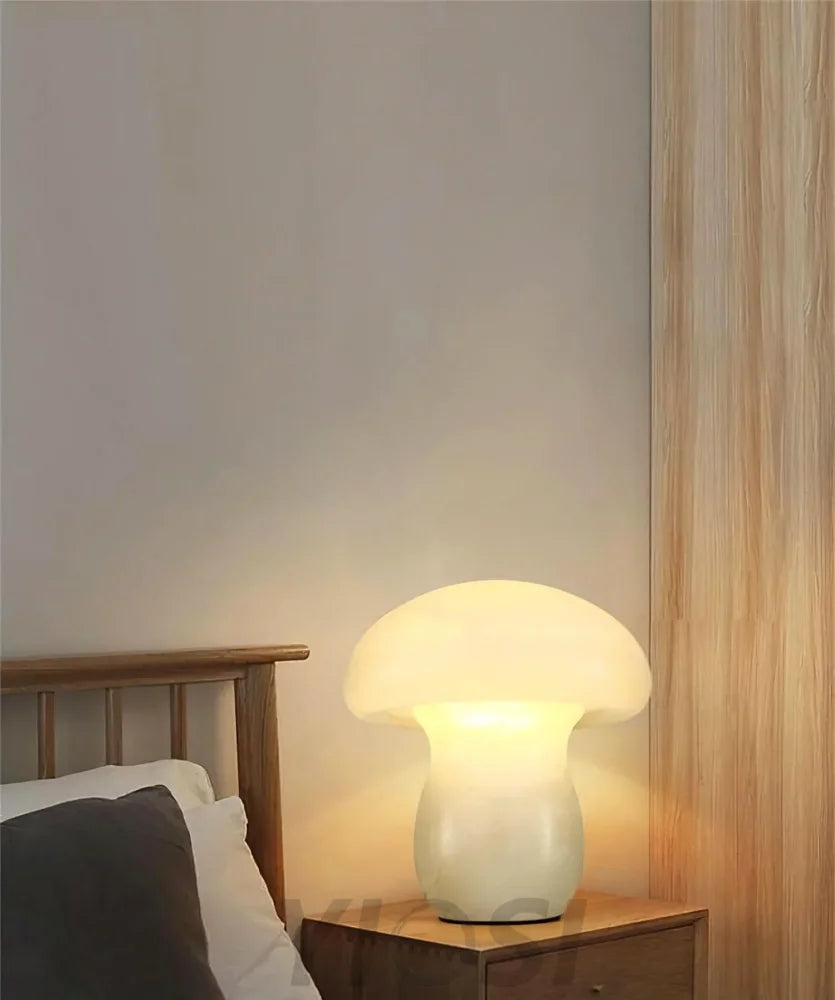 Marble Mushroom Table Lamp