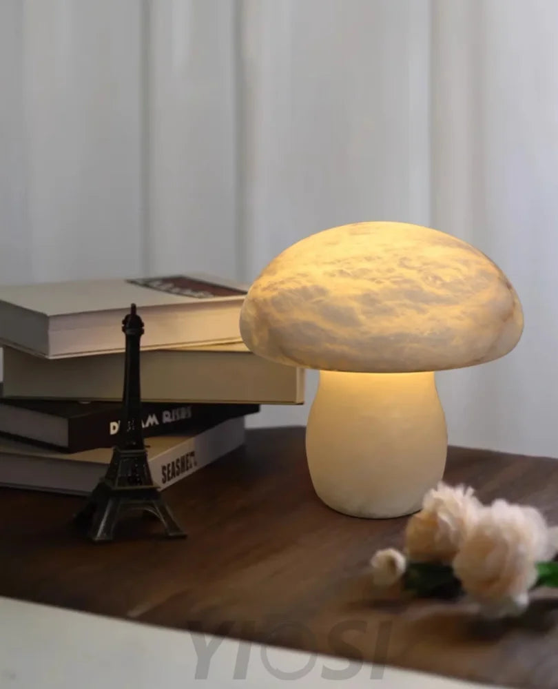 Marble Mushroom Table Lamp