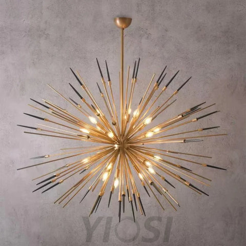 Marble Starburst Chandelier - Urchin-1-Yiosilamp