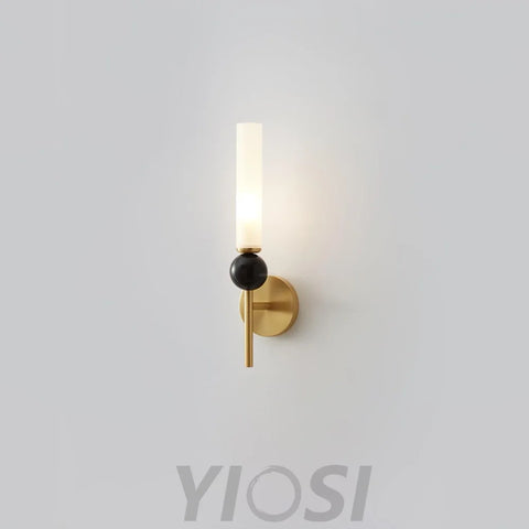 Marble Vertical Alabaster Wall Sconce - Yiosilamp