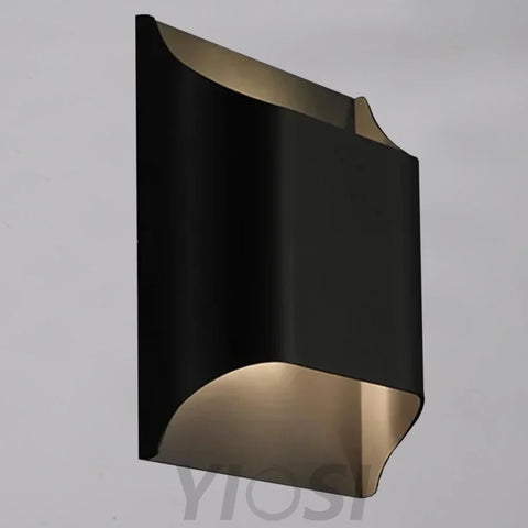 Marcia Brass Wall Sconce Matte Black