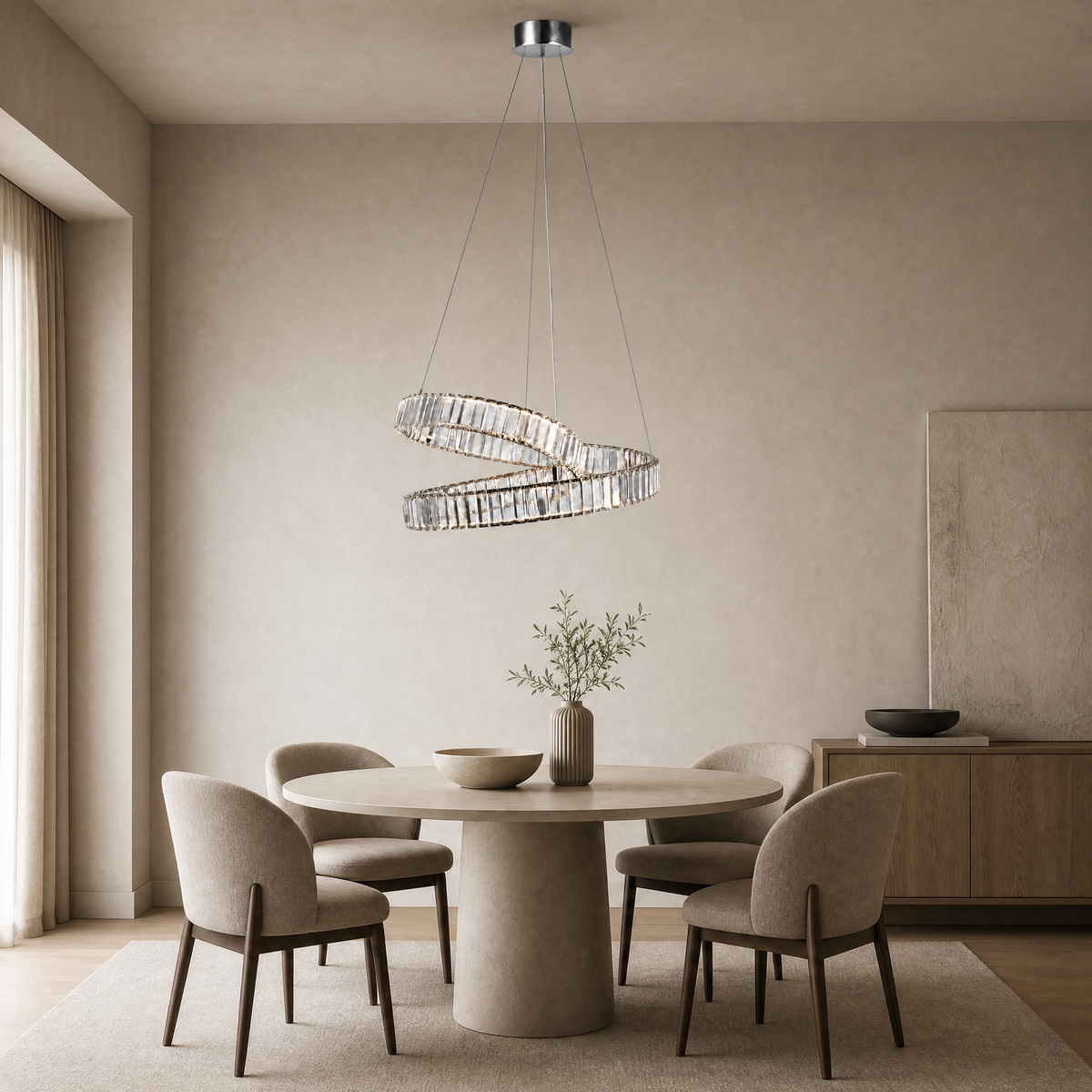 Marea Chrome Chandelier