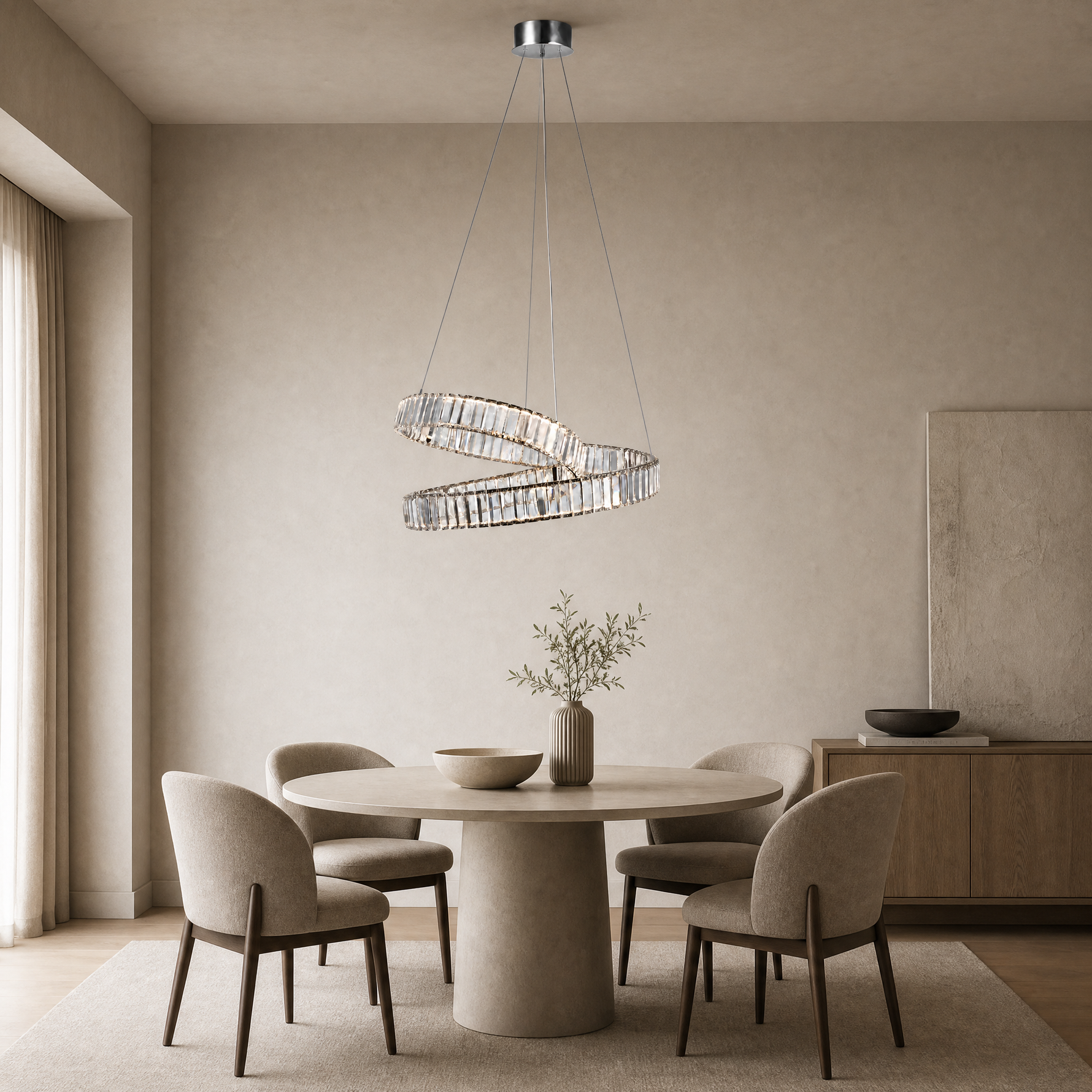 Marea Chrome Chandelier