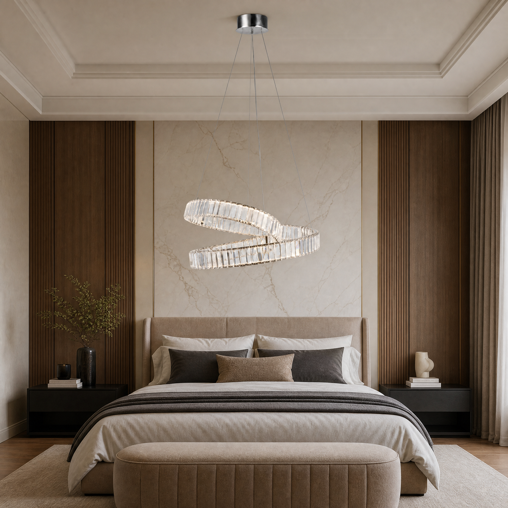 Marea Chrome Chandelier